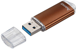 hama USB 3.0 Speicherstick "Latea", 256 GB, braun