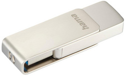hama Clé USB 3.0 "Rotate Pro", 128 GB, argent