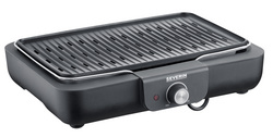 SEVERIN Grill de table PG 8556, avec plaque, noir