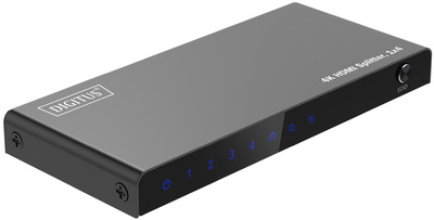 DIGITUS Répartiteur HDMI 4K, 1x4, 4K/60Hz HDCP 2.2, noir