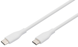 DIGITUS Câble USB 2.0 en silicone, USB-C, 0,5 m, blanc