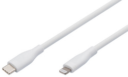 DIGITUS Câble silicone, USB-C - Lightning, 2,0 m
