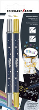 EBERHARD FABER Marqueur à pigment Metallic Duo, blister de 2