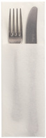STARPAK Serviette pochette "DAILY Collection", blanc