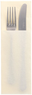 STARPAK Serviette pochette "DAILY Collection", blanc