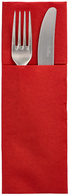 STARPAK Serviette pochette "DAILY Collection", blanc
