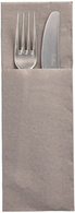 STARPAK Serviette pochette "DAILY Collection", blanc