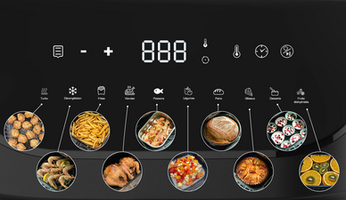 Little balance Friteuse à air chaud Crousty Light XL, noir