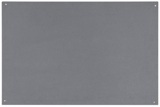 Bi-Office Tableau en feutre sans cadre, 1.200 x 900 mm, gris