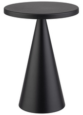 APS Lampe de bureau rechargeable à LED CONE, noir