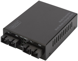 DIGITUS Convertiseur média Gigabit Multimode vers Singlemode