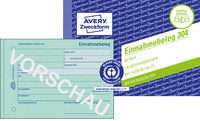 AVERY Zweckform Formularbuch "Ausgabebeleg", A6 quer, gelb