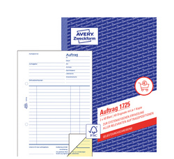 AVERY Zweckform Formularbuch "Auftrag", SD, A5, 3 x 40 Blatt