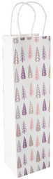 sigel Sac cadeau pour bouteille Pine Trees