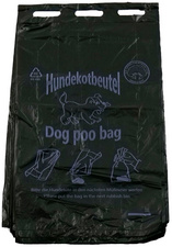 dm-folien Sac à déjections canines, 250 x 310 mm, bloc, noir
