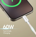 LogiLink Câble USB 2.0, USB-C - USB-C, 1,0 m, vert