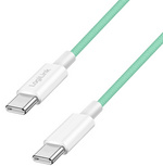 LogiLink Câble USB 2.0, USB-C - USB-C, 1,0 m, vert