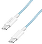 LogiLink Câble USB 2.0, USB-C - USB-C, 1,5 m, bleu