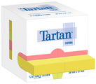 Tartan Bloc-notes repositionnable, 51 x 38 mm, assorti fluo
