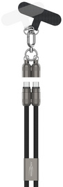 ANSMANN Bandoulière/câble pour smartphone, USB-C, noir