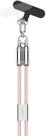 ANSMANN Bandoulière/câble smartphone, USB-C-Lightning, rose