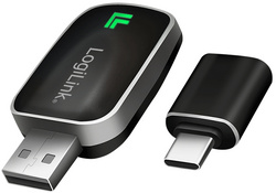LogiLink Adaptateur auto BT 5.0, compatible bluethooth, noir