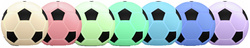 ANSMANN Veilleuse LED en silicone Football, blanc/noir