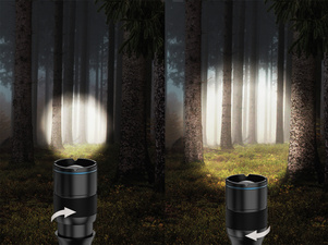 ANSMANN Lampe de poche LED rechargeable Adventure TA2500RF