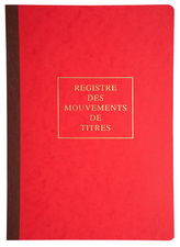 LE DAUPHIN Piqûre "Registre des mouvements de titres"