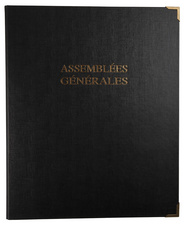 LE DAUPHIN Reliure luxe "Assemblées générales", 297 x 210 mm