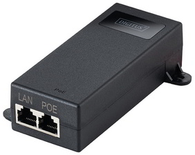 DIGITUS Injecteur Gigabit Ethernet PoE++, 803.3bt, noir