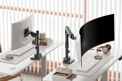 DIGITUS Support pour écran, capacité de charge: 27 kg, blanc